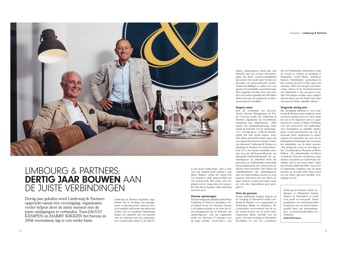 Het artikel in Chapeau, 2026