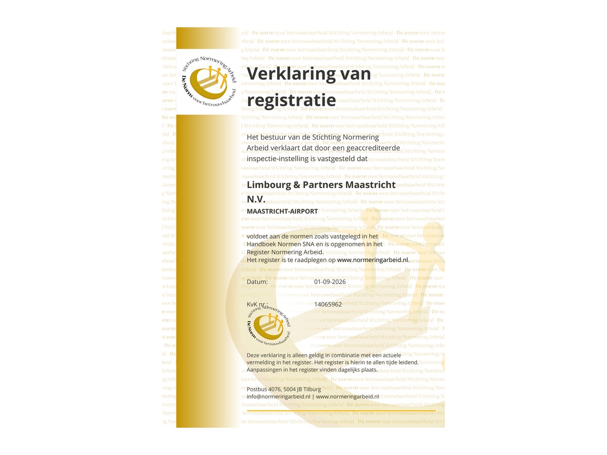 Verklaring van registratie