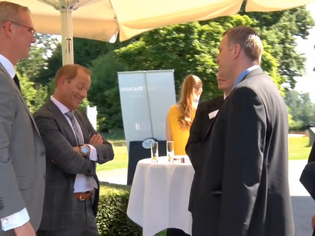Gasten op het jubileum